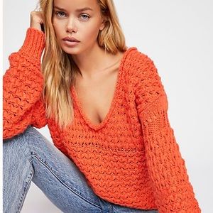 NWT Free People Crashing Waves Pullover